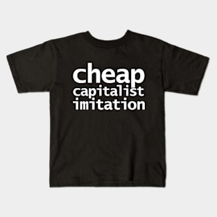 Cheap Capitalist Imitation Kids T-Shirt